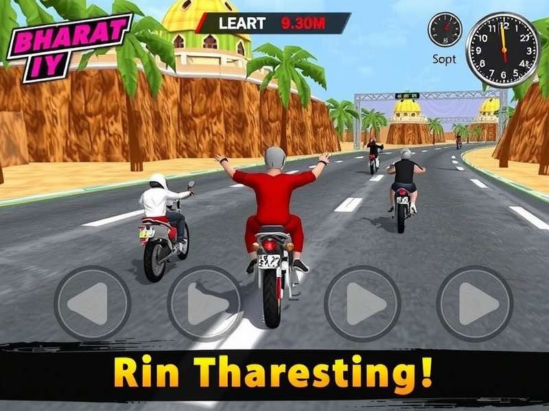Bharat Cycle Racer Gameplay Screenshot